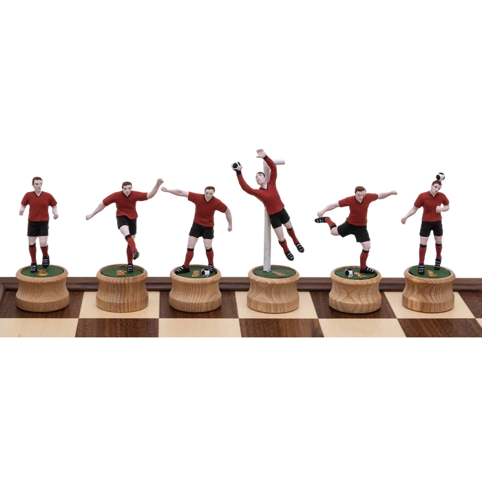 Chess made of artificial oak "Football"