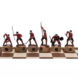 Шахматы из дуба искусственного морения  "Хоккей"