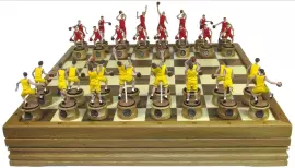 Шахматы из дуба "Баскетбол"