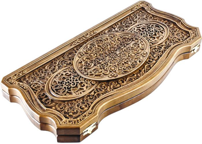 Backgammon made of beech "Oriental"