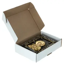 Икона с художественным литьём "Божия Матерь Семистрельная" малая Икона с художественным литьём "Божия Матерь Семистрельная" малая