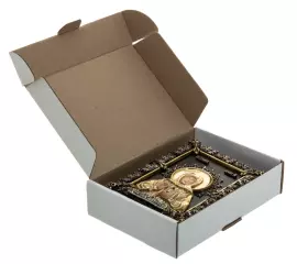 Icon with artistic casting "Matrona Moskovskaya" small bronze