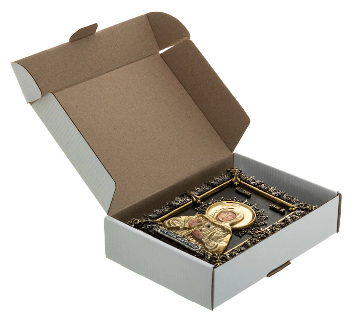 Icon with artistic casting "Matrona Moskovskaya" small bronze
