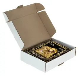 Икона с художественным литьем "Петр и Феврония" малая Икона с художественным литьем "Петр и Феврония" малая