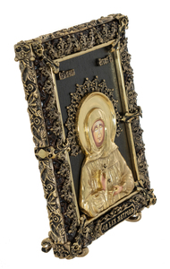 Table icon with artistic casting "Matrona Moskovskaya" small, bronze