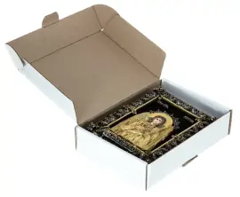 Икона с художественным литьём "Ангел Хранитель" малая Икона с художественным литьём "Ангел Хранитель" малая