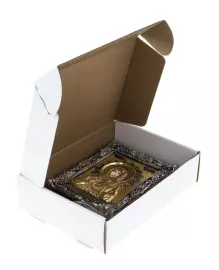 Икона с художественным литьём "Матрона Московская"