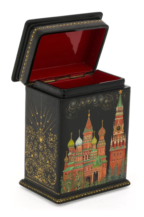 The casket of Palekh "Moscow" Chaparin