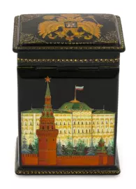 Шкатулка "Москва" Чапарина, Палех