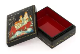 Шкатулка "Москва" Богатикова, Палех