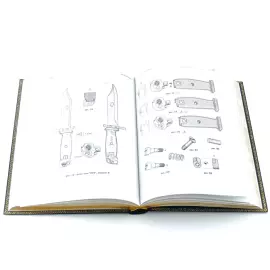 Книга в кожаном переплёте "К. В. Подгорнов. Автоматы и ручные пулемёты Калашникова."