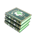 Leather-bound books "Encyclopedia of Football" in three volumes.