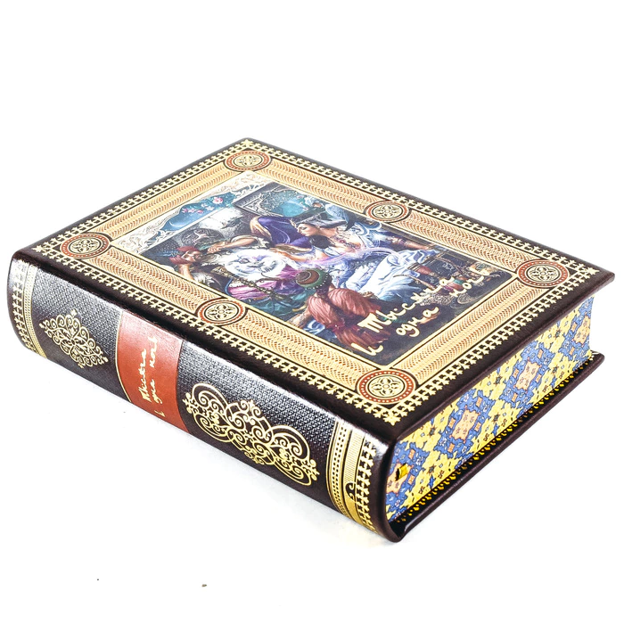 Leather-bound book "One Thousand and One Nights"