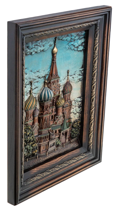 Panel "St. Basil's Cathedral" (oak)