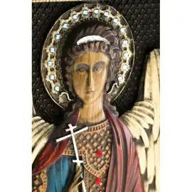 Икона из дерева "Ангел Хранитель" Икона из дерева "Ангел Хранитель"