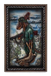 Panel "Dachshund Hunter" (oak)