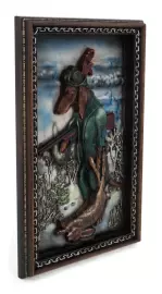 Panel "Dachshund Hunter" (oak)