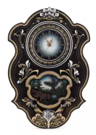 Часы "Утиная охота" дуб