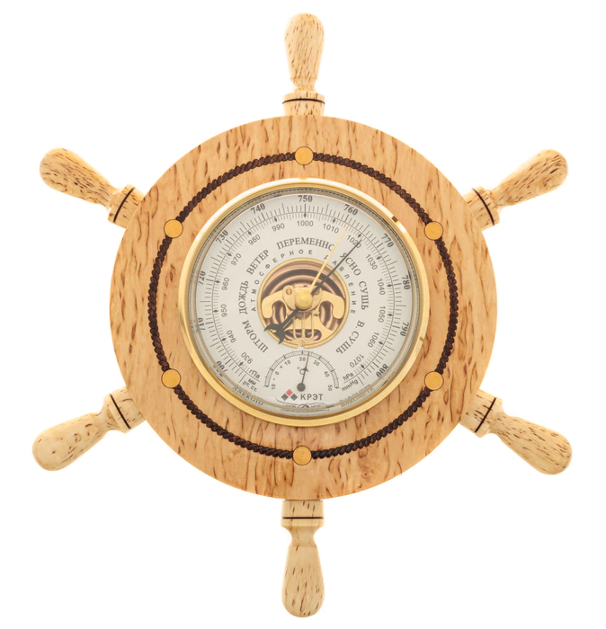 Steering Wheel barometer (Karelian birch)