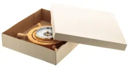 Барометр "Штурвал" карельская береза Барометр "Штурвал" карельская береза