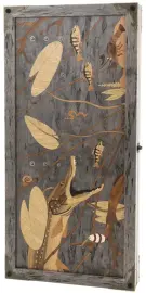 Нарды из карельской берёзы "Щука" Нарды из карельской берёзы "Щука"