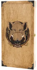 Нарды из карельской берёзы "Кабан" малые Нарды из карельской берёзы "Кабан" малые