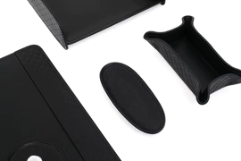 Настольный набор "Premium FG Bologna/Cuoietto Brown-черный, 13 предметов с фоторамкой