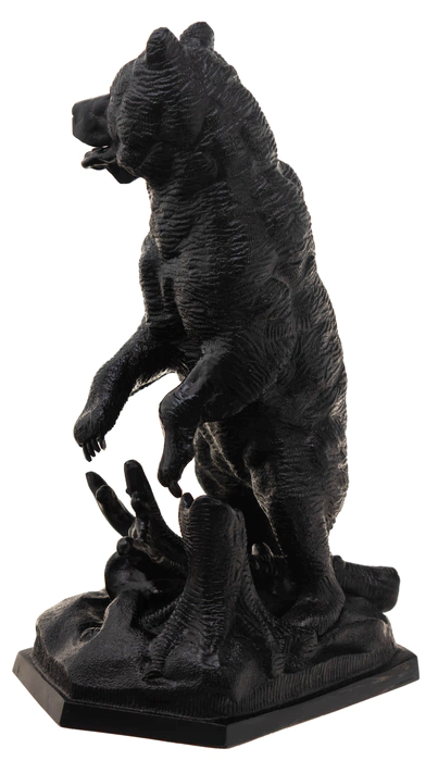 Sculpture "Bear at the stump" (cast iron)