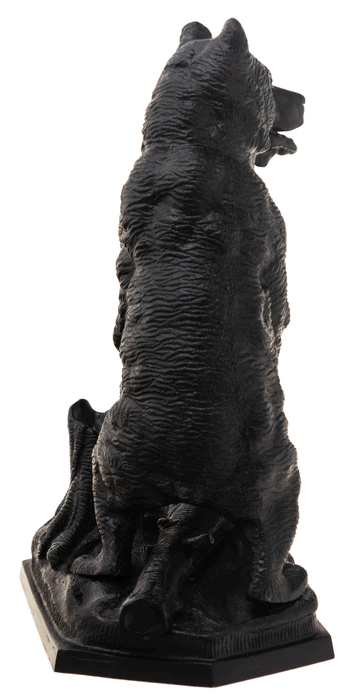 Sculpture "Bear at the stump" (cast iron)