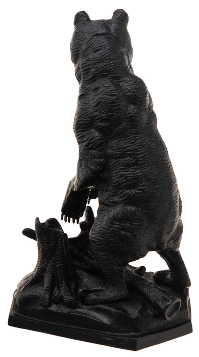Sculpture "Bear at the stump" (cast iron)
