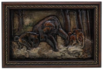 Panel "Fight" (oak)