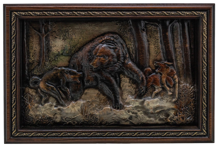 Panel "Fight" (oak)