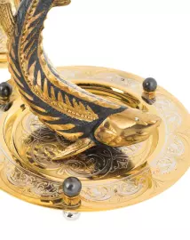 Набор икорный "Белуга" черный жемчуг, Златоуст на 3 персоны