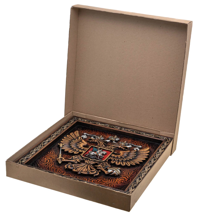 Panel "Coat of Arms of the Russian Federation" (oak)