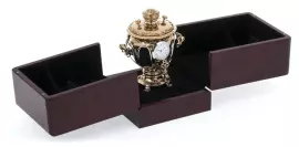 Samovar-clock made of bronze