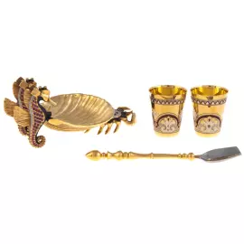 Икорница со стопками "Морское изобилие" на 2 персоны, Златоуст