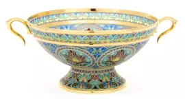 Конфетница "Алый цветок"