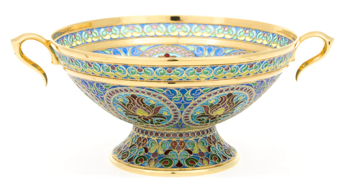 Candy bowl "Scarlet flower"