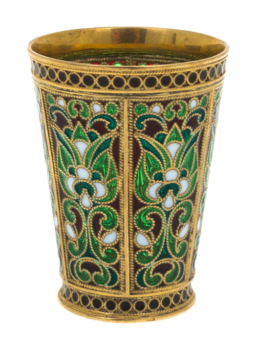 Jasmine stack with stained glass enamels
