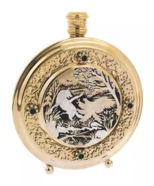 Eagle and Wolf hunting set with stones, Zlatoust