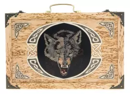 Набор для чистки оружия "Волк" малый, карельская береза