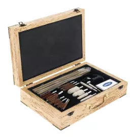 Набор для чистки оружия "Волк" малый, карельская береза