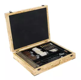 Набор для чистки оружия "Медведь" средний, карельская береза