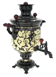 Самовар "Цветочек" (чернение) 5 литров Самовар "Цветочек" (чернение) 5 литров