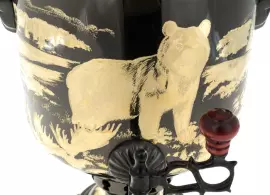 Самовар "Медведь" комбинированный (5 литров)