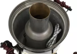 Самовар "Медведь" комбинированный (5 литров)