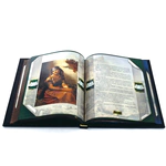 The leather-bound book "Jewish Folk Wisdom"
