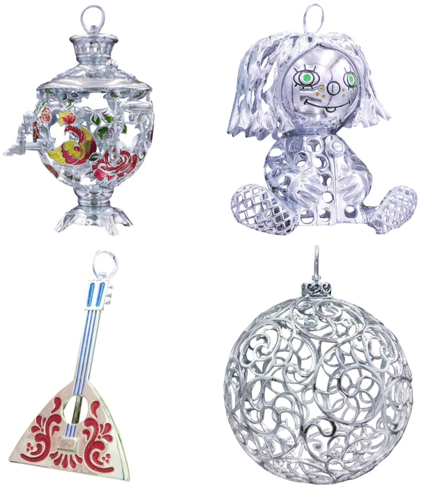 Set of Christmas decorations "Russian"