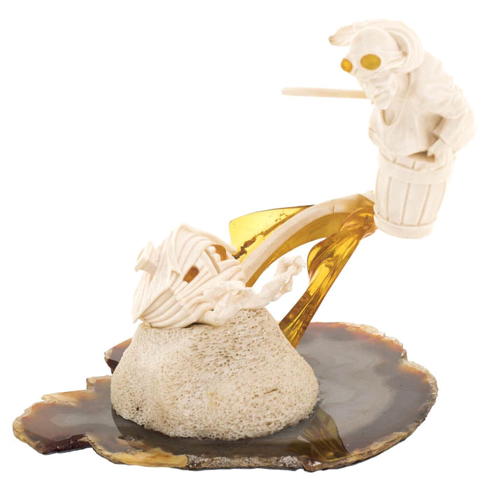 Sculptural composition "On vacation"