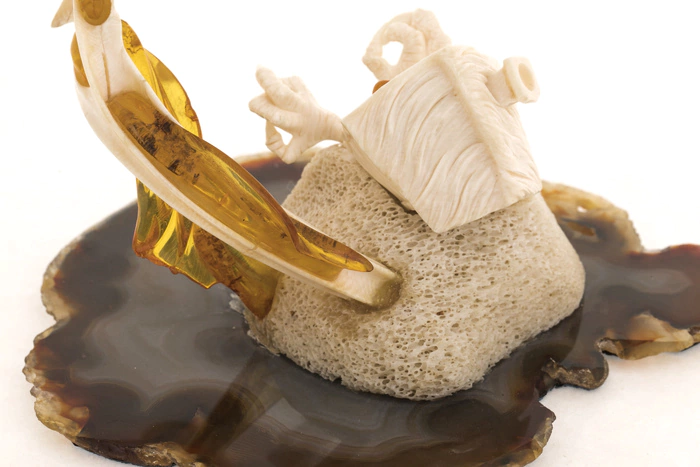 Sculptural composition "On vacation"
